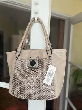 Elliott Lucca genuine leather Tote/ crossbody bag
